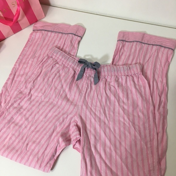 Victoria's Secret Other - 🚫SOLD🚫 VS Pajama Pants Striped Size S Color Pink